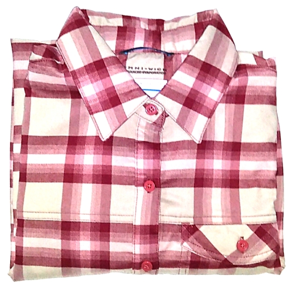 Columbia Other - NWOT Columbia Omni-wick Plaid Button Down